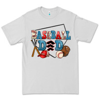 Dove Grey baseball dad Premium Tee - AdoDesignShop