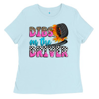 Baby Blue dibs on the driver Ladies Tee - Zillion Design Studio