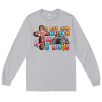 Moon Dust a lot can happen in 3 days Long Sleeve Tee - MaliasSmallBusiness