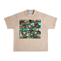 French Oak western horseshoe sunflower brown cow Urban Heavy Tee - BarkalooDesign
