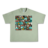 Oil Green western horseshoe sunflower brown cow Urban Heavy Tee - BarkalooDesign