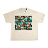 Sandshell western horseshoe sunflower brown cow Urban Heavy Tee - BarkalooDesign