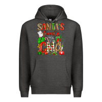 Charcoal Heather santa's favorite cma Premium Hoodie - texasbilliewilder
