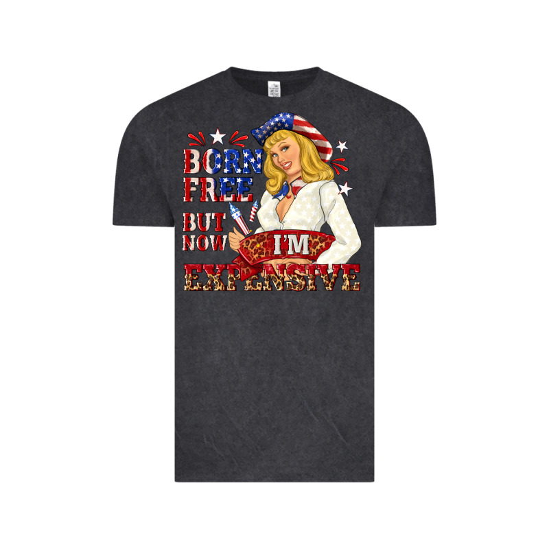 Born Free But Now Im Expensive Vintage Tee by NancyCooperArtShop | Teevron