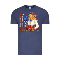 Vintage Denim born free but now im expensive Vintage Tee - NancyCooperArtShop