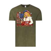 Vintage Olive born free but now im expensive Vintage Tee - NancyCooperArtShop