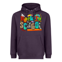 Plum back to school Heavyweight Hoodie - NancyCooperArtShop