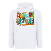 White back to school Heavyweight Hoodie - NancyCooperArtShop