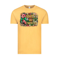Vintage Mustard sweet but twisted Vintage Tee - AdoDesignShop