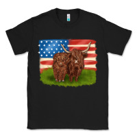 Black American cows Classic Tee - MaliasSmallBusiness