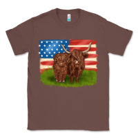 Chestnut American cows Classic Tee - MaliasSmallBusiness