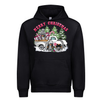 Black merry christmas gnomies Urban Hoodie - FaDigitalArtStudio