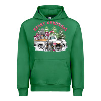 Emerald merry christmas gnomies Urban Hoodie - FaDigitalArtStudio