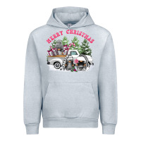 Heather Grey merry christmas gnomies Urban Hoodie - FaDigitalArtStudio