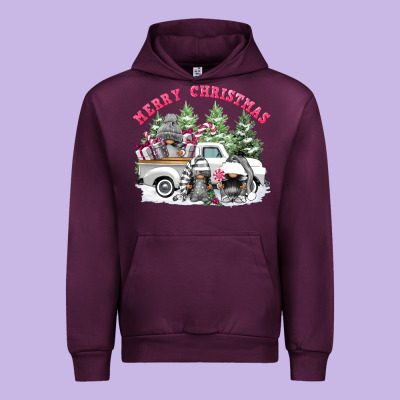 Merry Christmas Gnomies Urban Hoodie Designed By Fadigitalartstudio