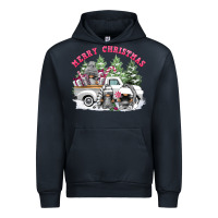 Navy merry christmas gnomies Urban Hoodie - FaDigitalArtStudio