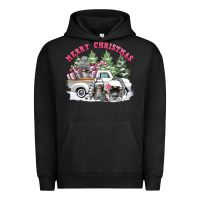 Pigment Black merry christmas gnomies Urban Hoodie - FaDigitalArtStudio