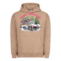 Pigment Burro merry christmas gnomies Urban Hoodie - FaDigitalArtStudio