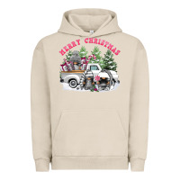 Pigment French Oak merry christmas gnomies Urban Hoodie - FaDigitalArtStudio