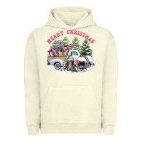 Pigment Pistachio merry christmas gnomies Urban Hoodie - FaDigitalArtStudio