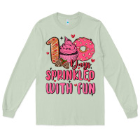 Matcha 100 days sprinkled with fun Long Sleeve Tee - MaliasSmallBusiness