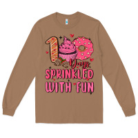 Toasted Coconut 100 days sprinkled with fun Long Sleeve Tee - MaliasSmallBusiness