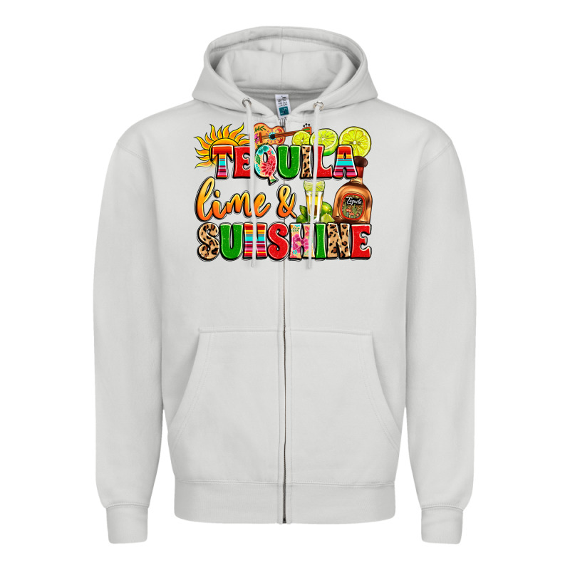 Tequila Lime And Sunshine Zipper Hoodie by LillyAllenDesigns | Teevron