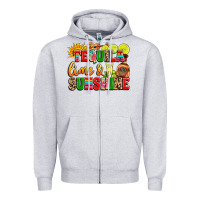 Heather Grey tequila lime and sunshine Zipper Hoodie - LillyAllenDesigns