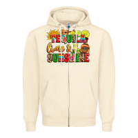 Sandshell tequila lime and sunshine Zipper Hoodie - LillyAllenDesigns