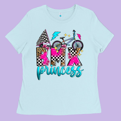 Bmx Princess Ladies Tee Designed By Zillion Design Studio