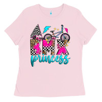 Bubblegum Pink bmx princess Ladies Tee - Zillion Design Studio