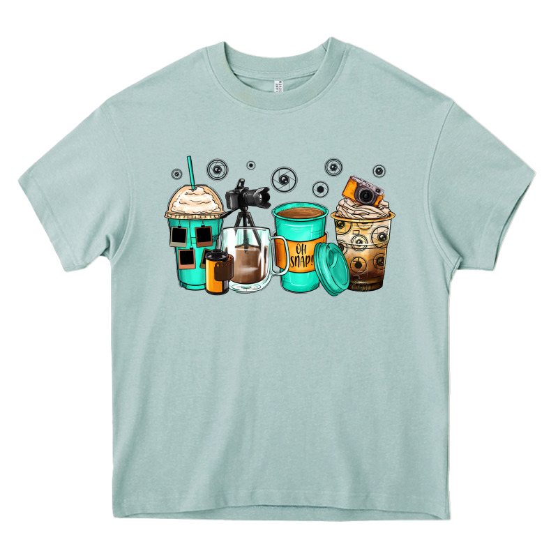 Photography Coffee Cups Heavy Core Tee by Zillion Design Studio | Teevron