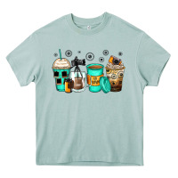 Arona photography coffee cups Heavy Core Tee - Zillion Design Studio