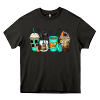 Asphalt photography coffee cups Heavy Core Tee - Zillion Design Studio