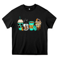 Black photography coffee cups Heavy Core Tee - Zillion Design Studio