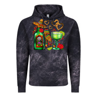 Cloud Black mexican tequila margarita and maracas Vintage Hoodie - AdoDesignShop