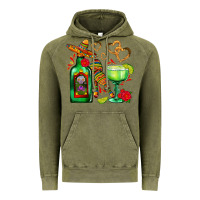 Vintage Olive mexican tequila margarita and maracas Vintage Hoodie - AdoDesignShop