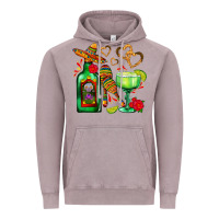 Vintage Zinc mexican tequila margarita and maracas Vintage Hoodie - AdoDesignShop