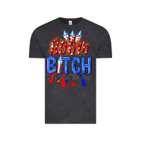 Vintage Black boom bitch get out the way Vintage Tee - NancyCooperArtShop