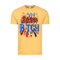Vintage Mustard boom bitch get out the way Vintage Tee - NancyCooperArtShop