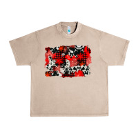 French Oak western red cowhide winter background Urban Heavy Tee - AdoDesignShop