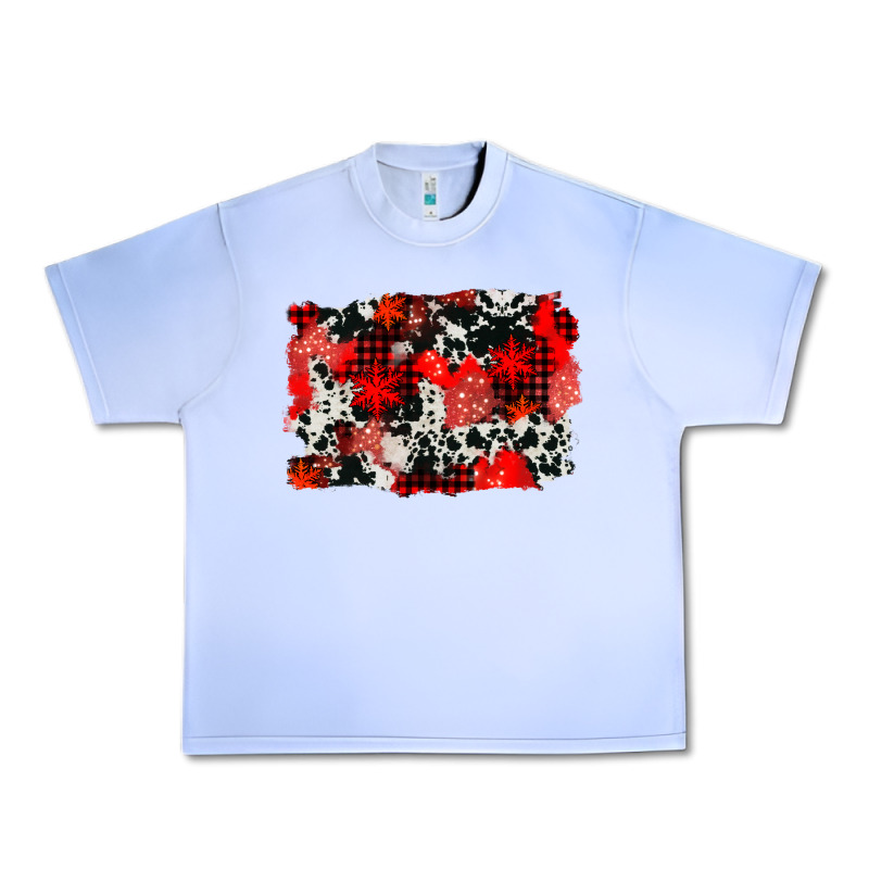 Western Red Cowhide Winter Background Urban Heavy Tee by AdoDesignShop | Teevron
