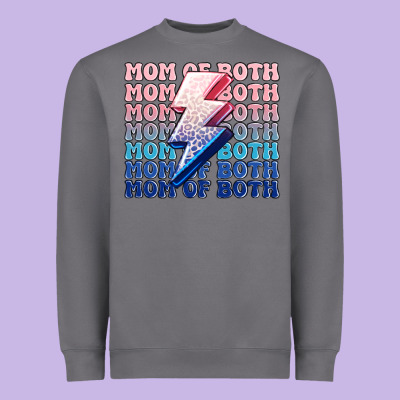 Mom Of Both Boy And Girl Heavyweight Sweatshirt Designed By Maliassmallbusiness