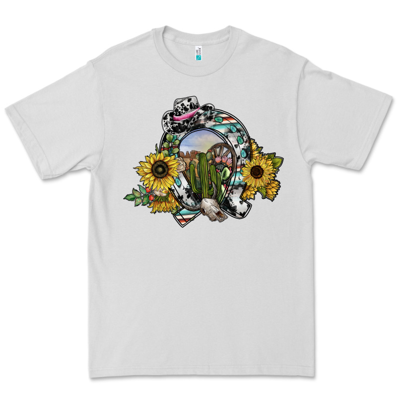Western Horseshoe Premium Tee by SublimationCraftShop | Teevron