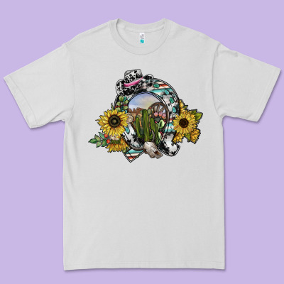 Western Horseshoe Premium Tee Designed By Sublimationcraftshop