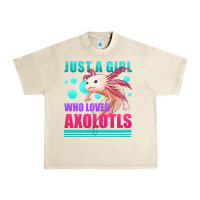 Sandshell just a girl who loves axolotls Urban Heavy Tee - Jasminsmagicworld