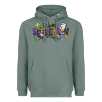 Sage mardi gras school secretary Heavyweight Hoodie - texasbilliewilder