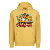 Antique Gold i dig christmas Premium Hoodie - texasbilliewilder