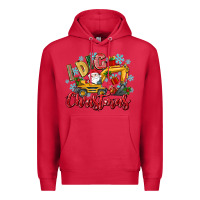 Cardinal i dig christmas Premium Hoodie - texasbilliewilder