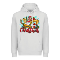 Dove Grey i dig christmas Premium Hoodie - texasbilliewilder